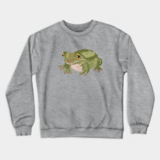 Frog, frog sticker, green frog, toad, frog lover Crewneck Sweatshirt